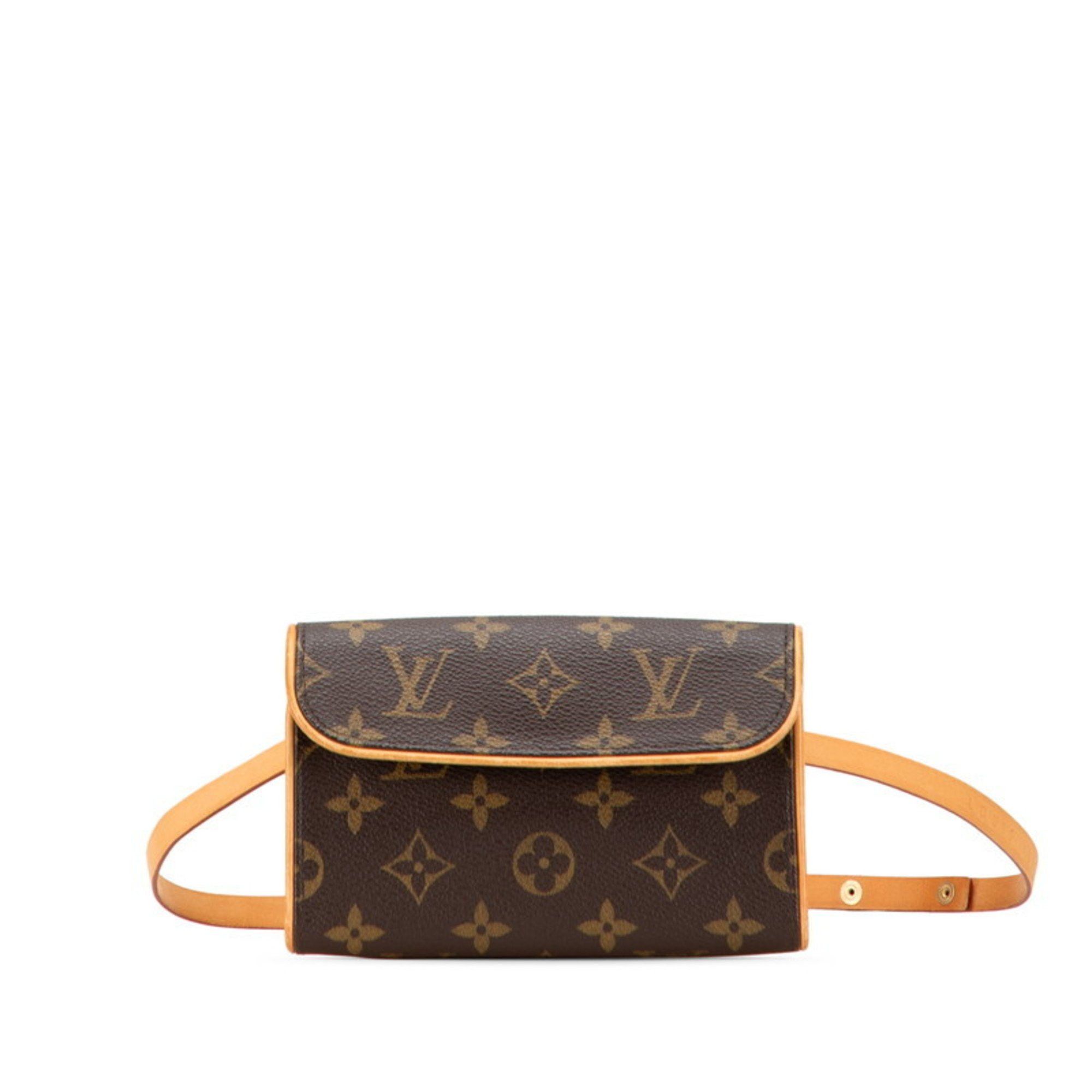 Louis Vuitton Louis Vuitton Monogram Florentine Pochette Body Bag, Waist Shoulder Bag M51855 Brown Leather Women's LOUIS VUITTON Size ONE SIZE - 1 Thumbnail