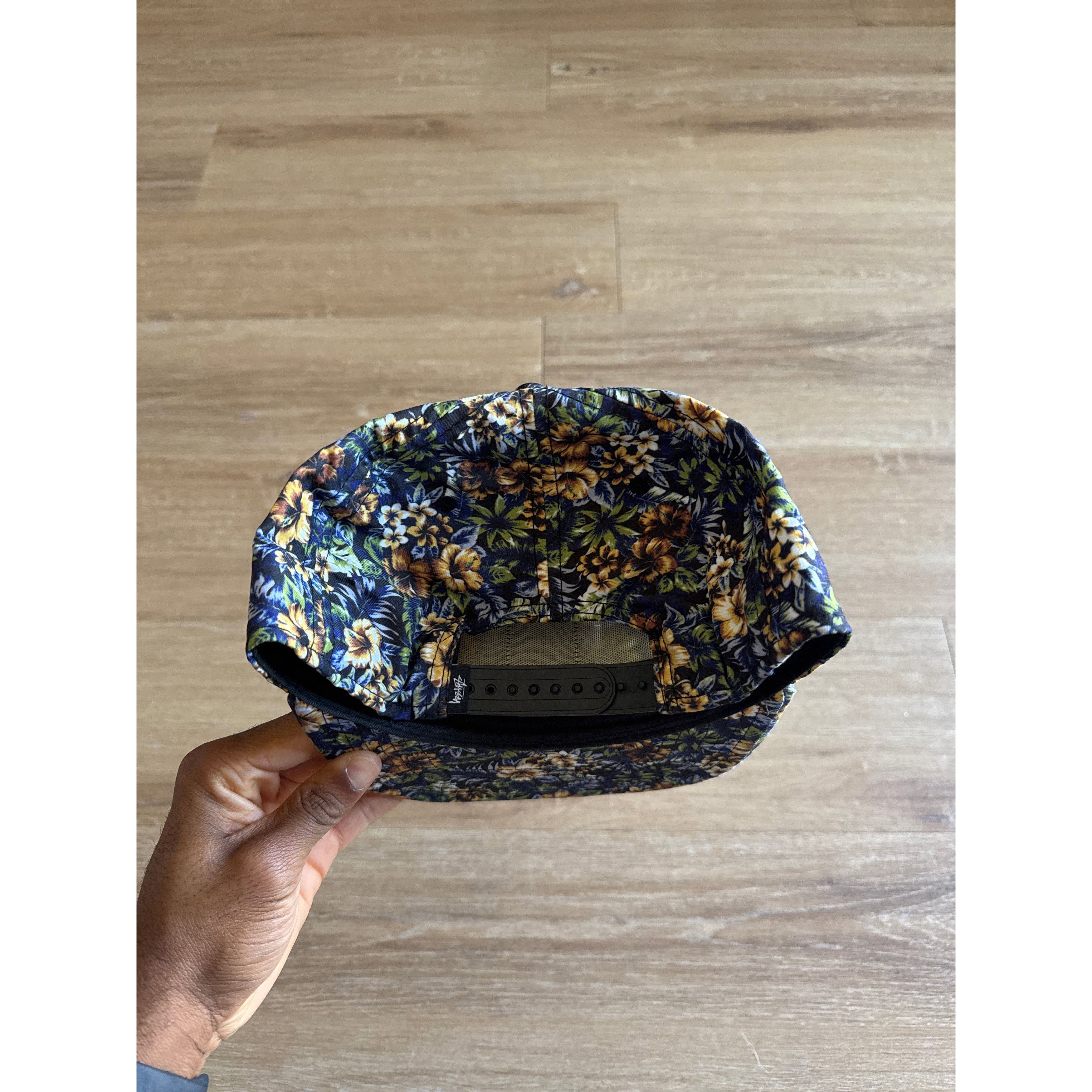 Other Stussy Island Floral Box Logo Snapback Hat Size ONE SIZE - 2 Thumbnail