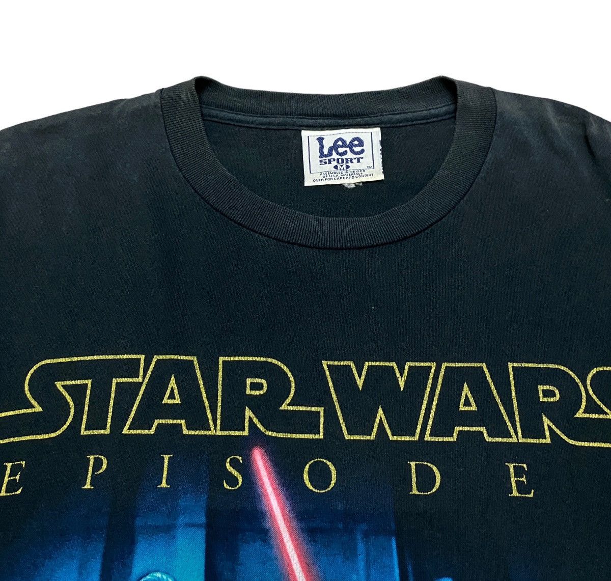 Vintage Rare Design Vintage Movie Star Wars Episode 1 T-shirt 1990s Size US L / EU 52-54 / 3 - 7 Thumbnail