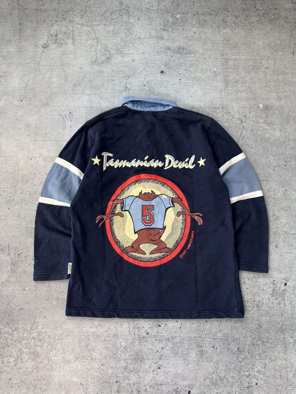Disney Vintage 1997 Looney Tunes Taz long sleeve Sweatshirt Japan Size US S / EU 44-46 / 1 - 1 Thumbnail
