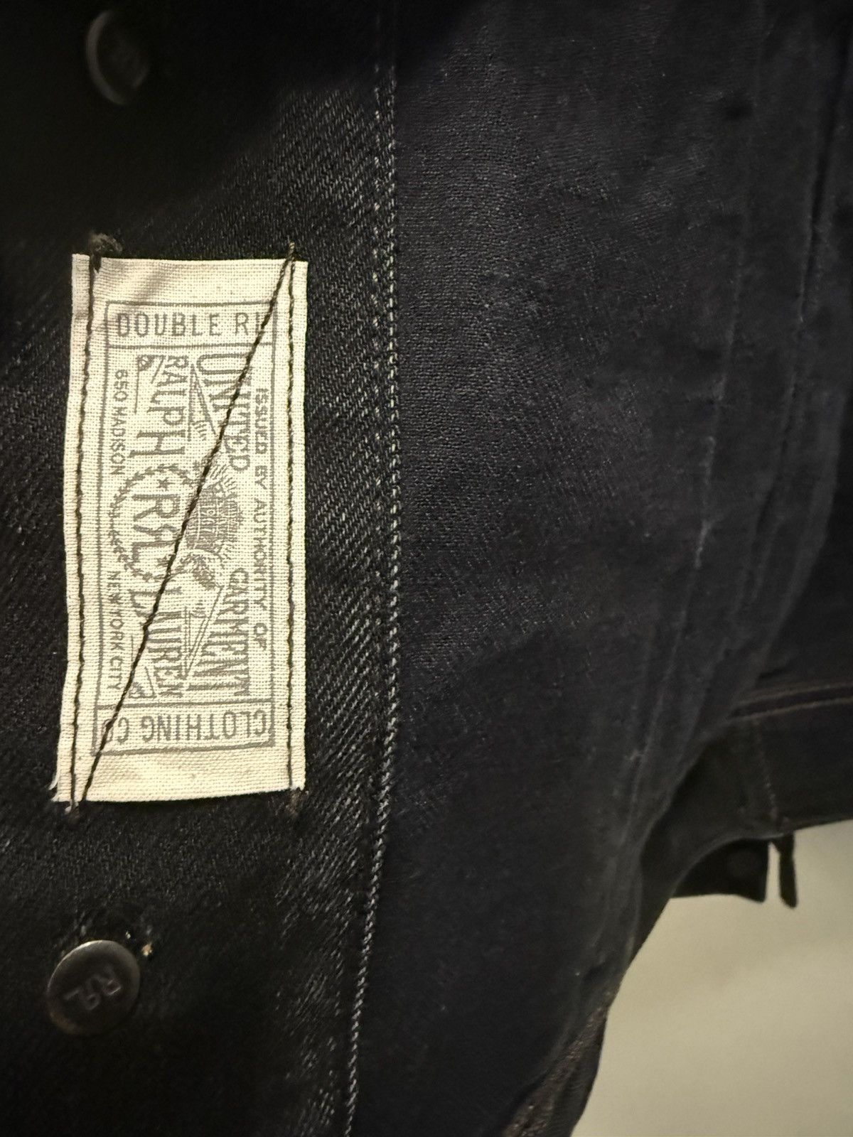 RRL Ralph Lauren RRL Black Denim Jacket Size US L / EU 52-54 / 3 - 9 Thumbnail