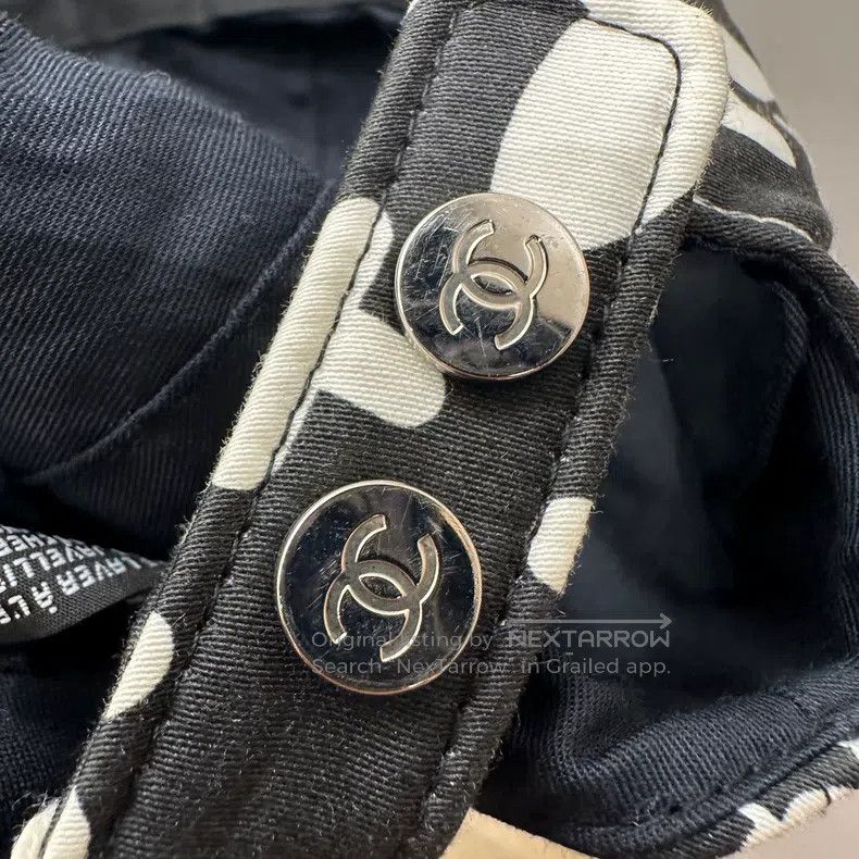 Chanel Chanel Double C full printed pattern logo baseball cap Size ONE SIZE - 7 Thumbnail
