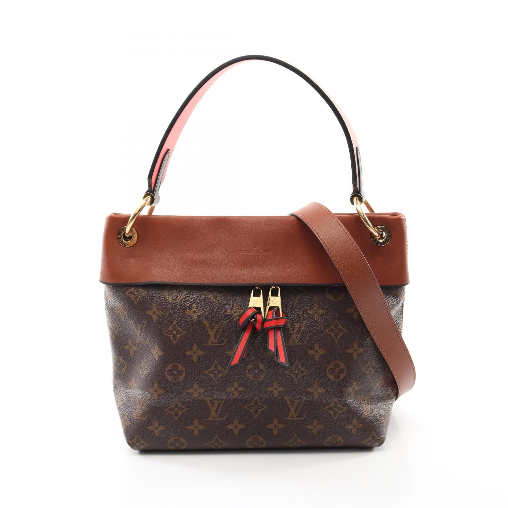 Louis Vuitton Louis Vuitton Tuileries Besace Monogram Shoulder Bag Canvas Shoulder Bag M43157 in Brown, Women's
