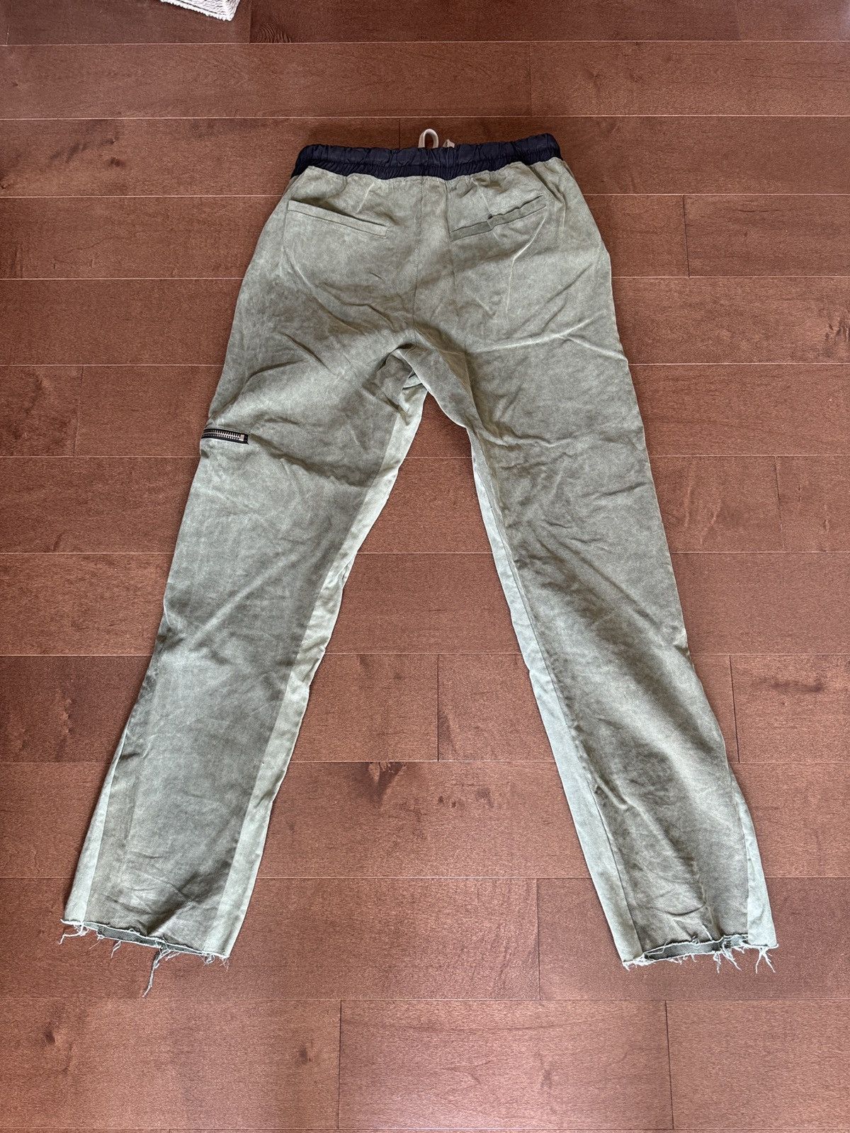 パンツ ASKYURSELF / zip flare canvas jogger L Askyurself