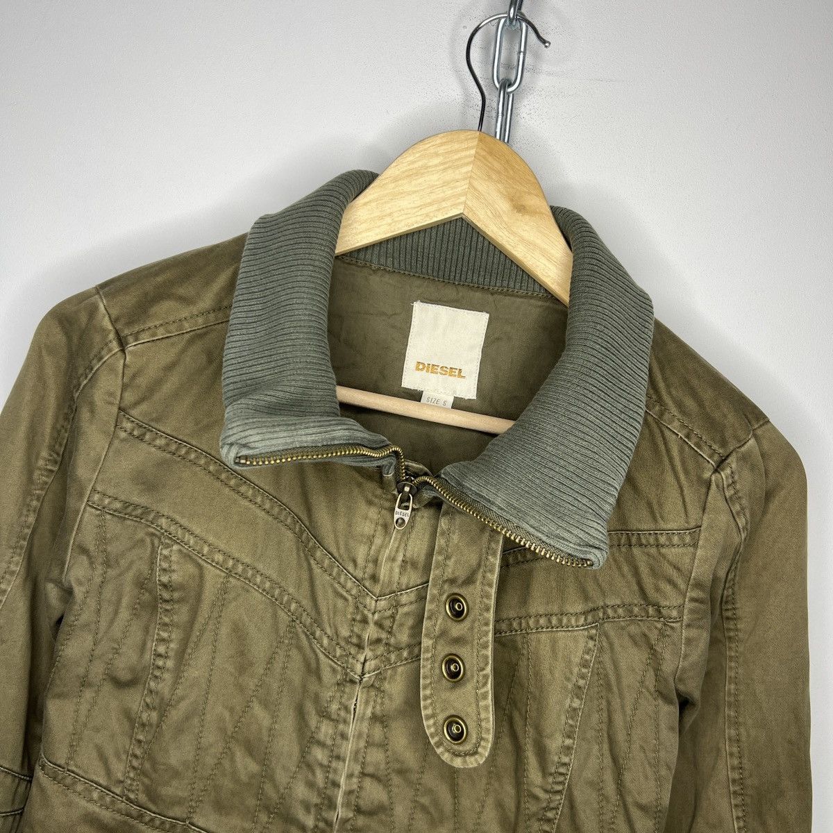 Diesel Diesel Military Bomber Cargo Jacket y2k army 00s Size S / US 4 / IT 40 - 4 Thumbnail