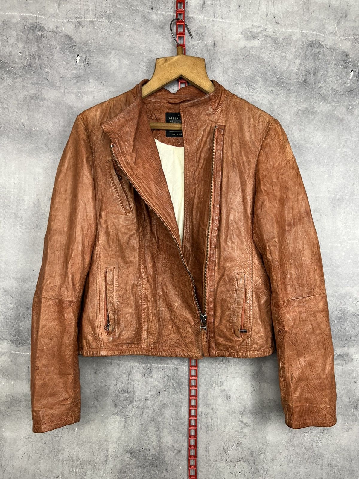 Allsaints All Saints Spitalfields Jacks Place Leather Jacket WMNS US8 Size M / US 6-8 / IT 42-44 - 2 Thumbnail