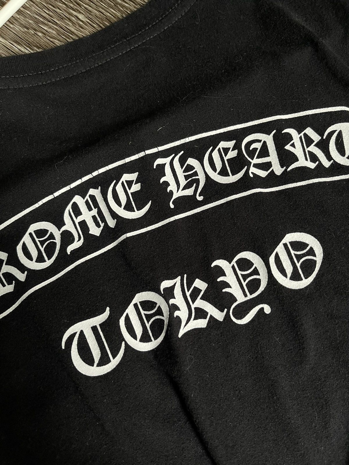 Chrome Hearts Tokyo Exclusive Scroll Logo Tee Shirt - Tops