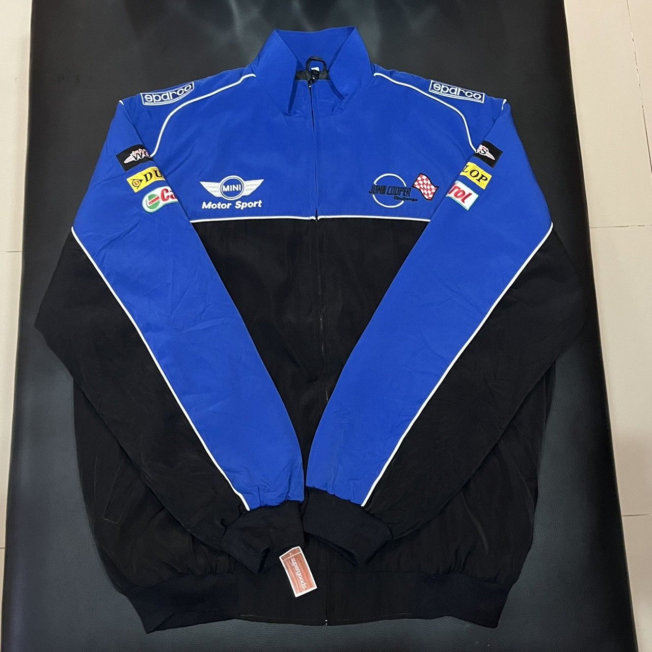 Vintage MINI COOPER JACKET BLACK-BLUE Size US XXL / EU 58 / 5 - 6 Thumbnail