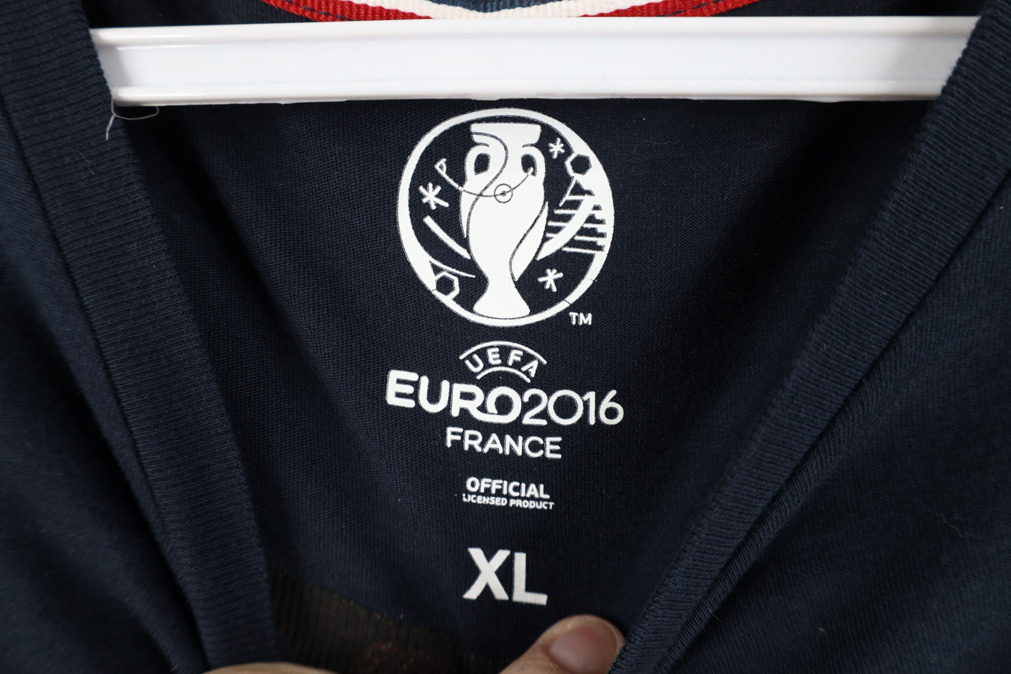 Vintage Y2K UEFA Euro France Soccer Football T-Shirt Navy Blue Size XL / US 12-14 / IT 48-50 - 6 Thumbnail