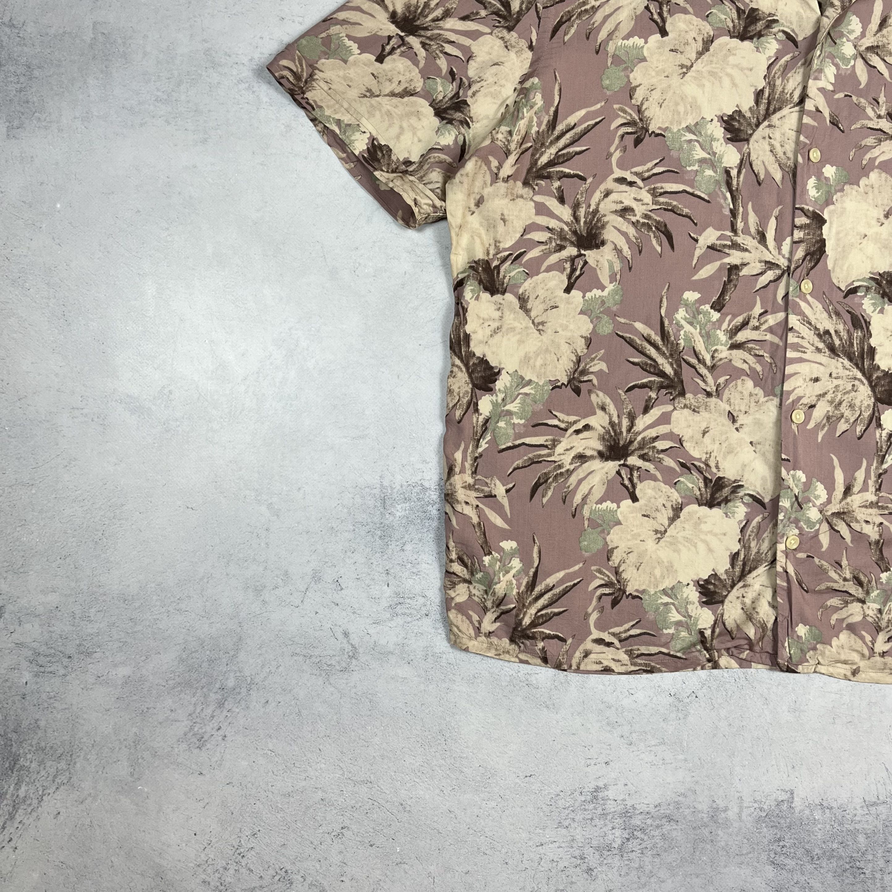 Allsaints AllSaints Laysan Short Sleeve Hawaii Button Up Shirt Size US XL / EU 56 / 4 - 5 Thumbnail