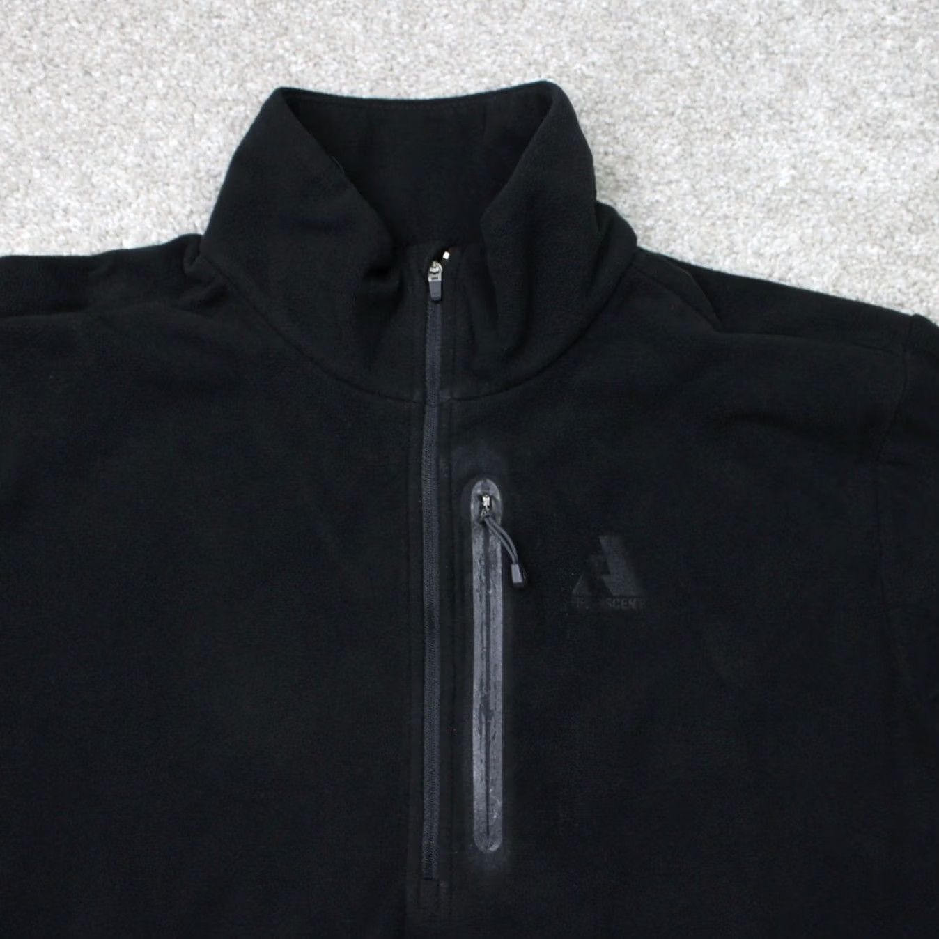 Eddie Bauer Eddie Bauer Sweatshirt Mens Large Black 1/4 Zip Fleece Pullover Sweatshirt Pullover 1/4 Zip Logo 90s Outdoor Mens Size US L / EU 52-54 / 3 - 3 Thumbnail