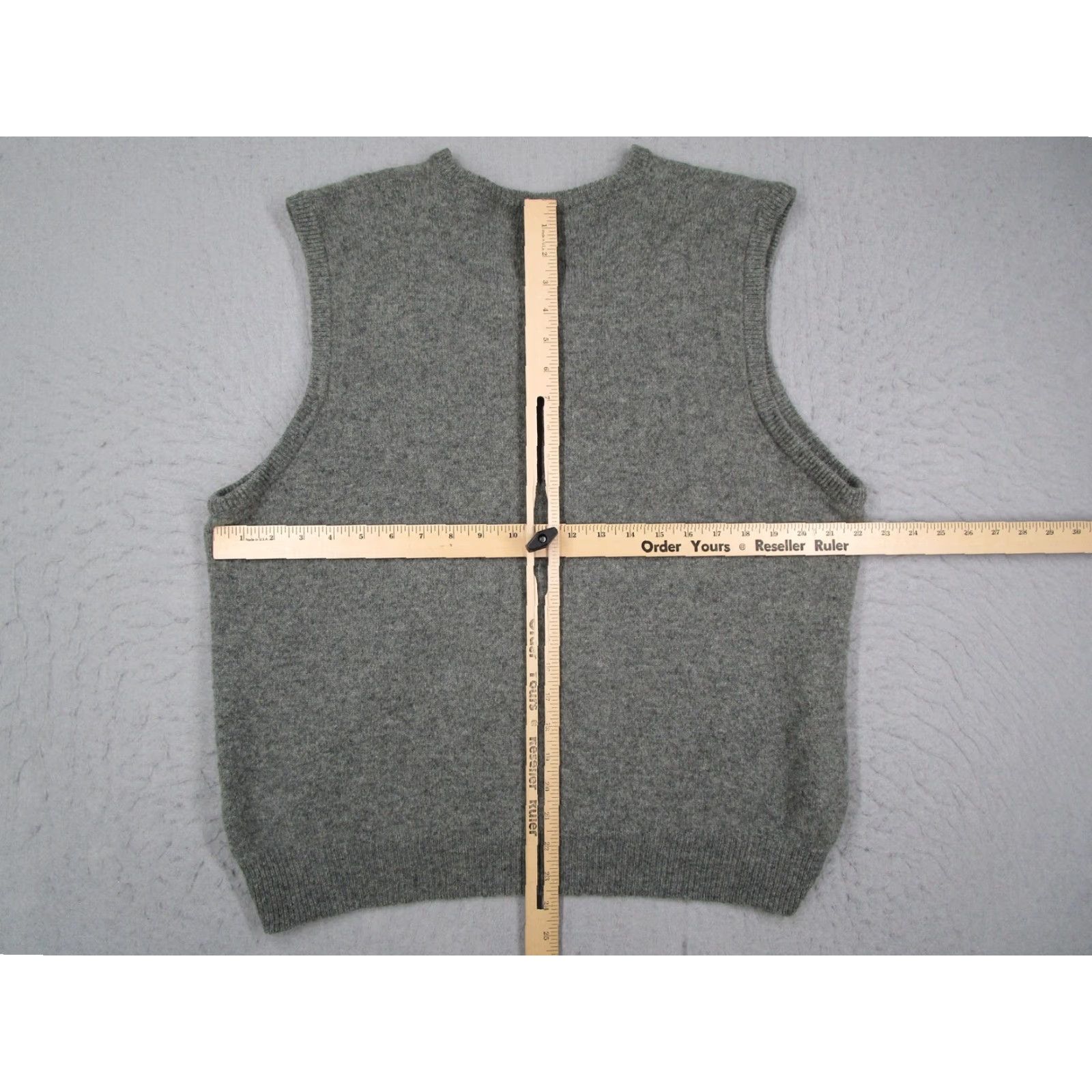 Polo Ralph Lauren VINTAGE Polo Ralph Lauren Vest Shirt Mens 2XL Gray Lambswool V Neck Pony Size US XXL / EU 58 / 5 - 5 Thumbnail