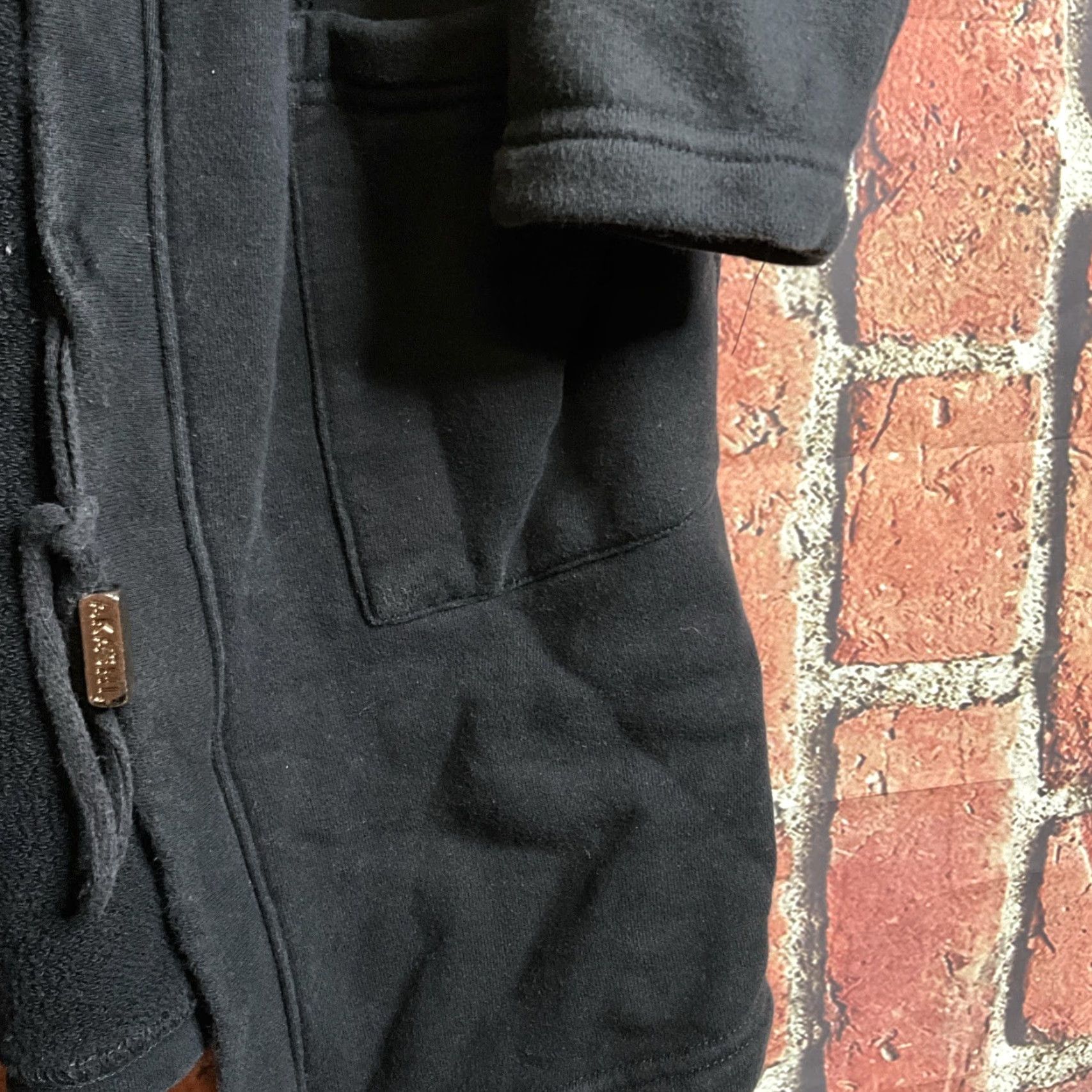 Vintage VINTAGE Akashi Kama Jacket Mens Small Akashi Kama Jacket Mens Small Black Cardigan Coat Casual High Collar Black Mens Regular S Size US S / EU 44-46 / 1 - 2 Thumbnail
