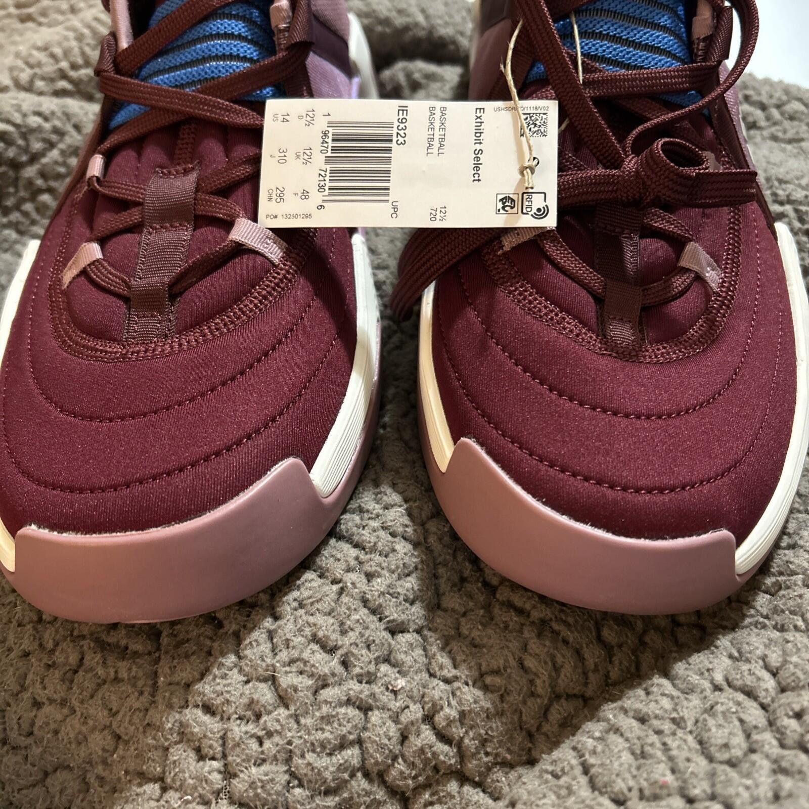 Adidas Adidas Women's Exhibit Select 2.0 Basketball Sz.12.5 Purple Size US 12 / IT 42 - 3 Thumbnail