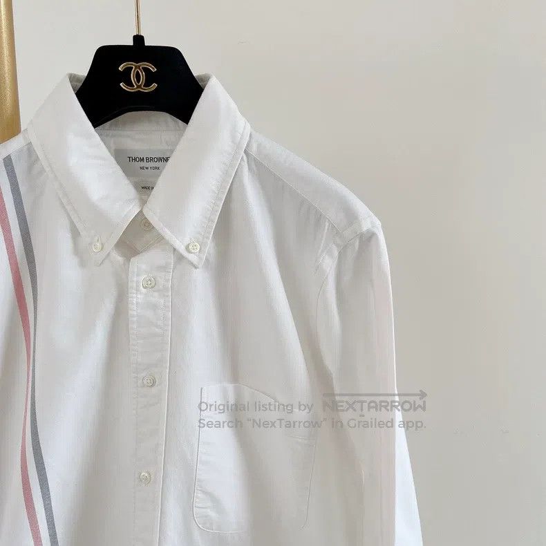 Thom Browne Thom Browne White shirt Size US M / EU 48-50 / 2 - 4 Thumbnail