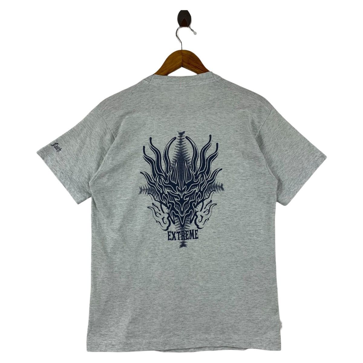 Japanese Brand × Vintage Vintage DRAGON FAITH Big dragon printed tee Size US M / EU 48-50 / 2 - 1 Thumbnail