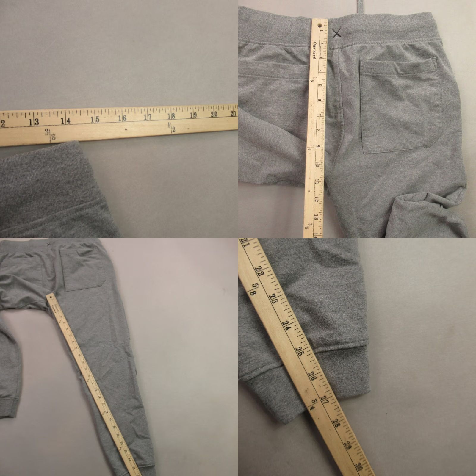 Champion Nike Cuts Pants Mens Medium Outdoor Workout Lightweight Activewear Pockets Gray Sweatpants Size US 31 - 8 Thumbnail