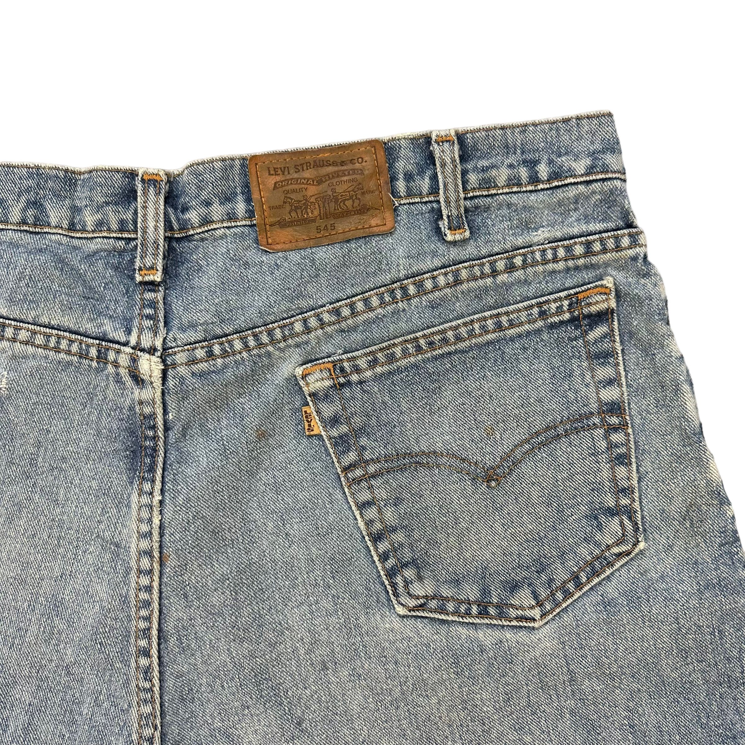 Levi's VINTAGE TRASHED LEVIS 545 SHORT JEANS #8399-007 Size US 40 / EU 56 - 11 Thumbnail
