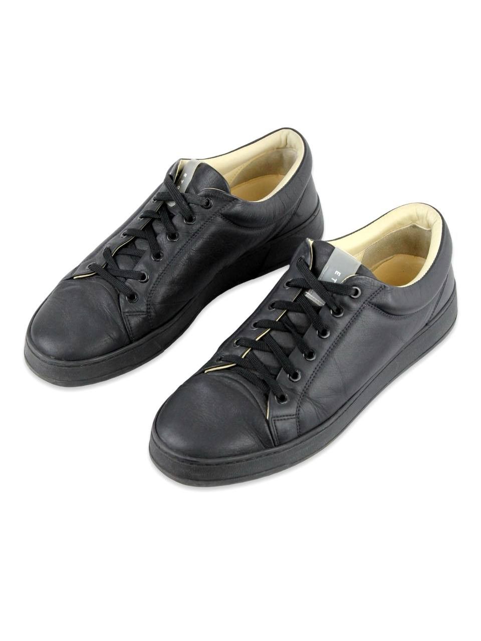 Etq ETQ Black leather sneakers Size US 11 / EU 44 - 6 Thumbnail