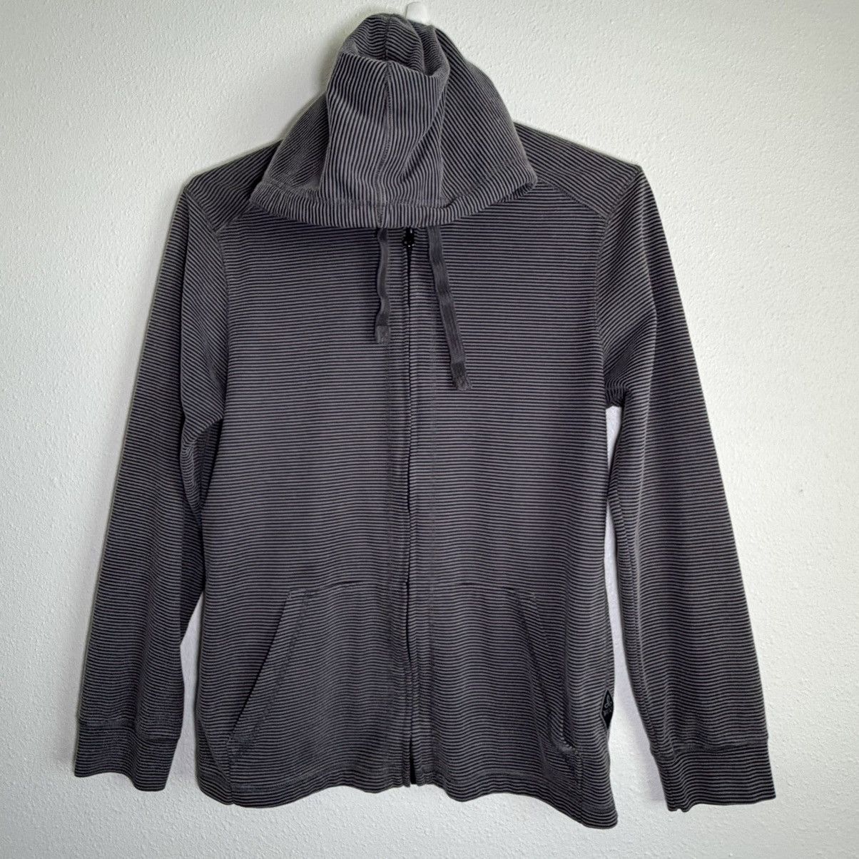 Prana PrAna Hoodie Mens Large Gray Zip Organic Cotton Sweatshirt Size US L / EU 52-54 / 3 - 1 Thumbnail