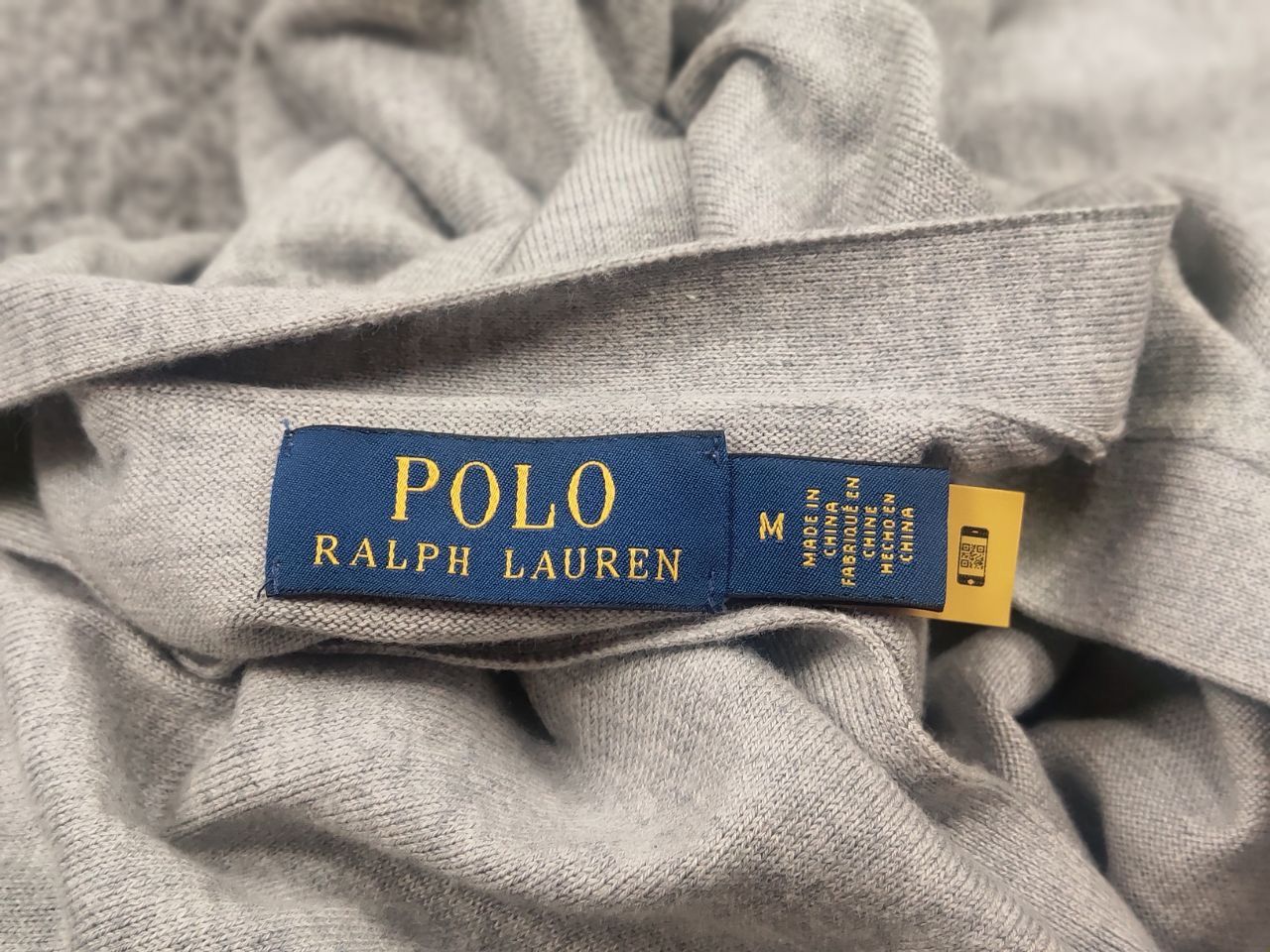 Polo Ralph Lauren Polo Ralph Lauren cotton Light Gray cardigan Sweater Vintage Size US M / EU 48-50 / 2 - 17 Thumbnail