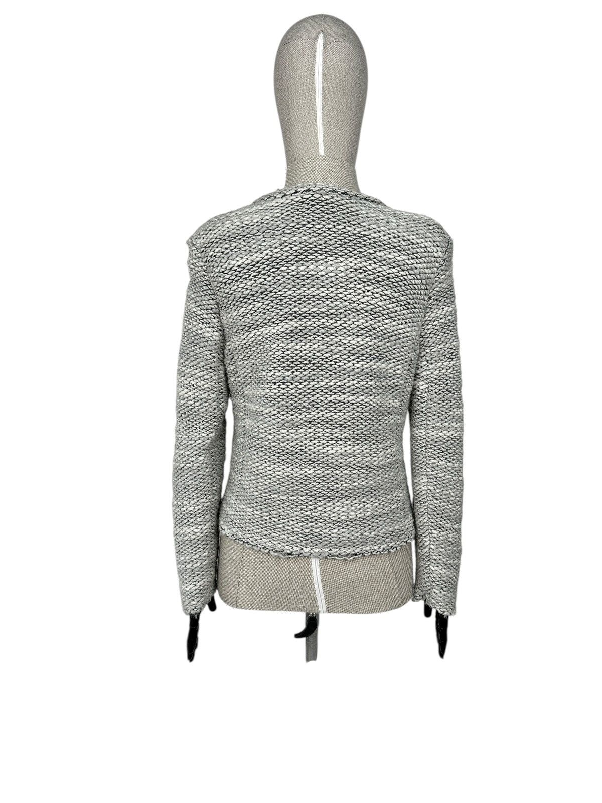 Iro IRO Shavani Carene Knit Boucle Gray Wool Blend Jacket sz 42 Size M / US 6-8 / IT 42-44 - 3 Thumbnail