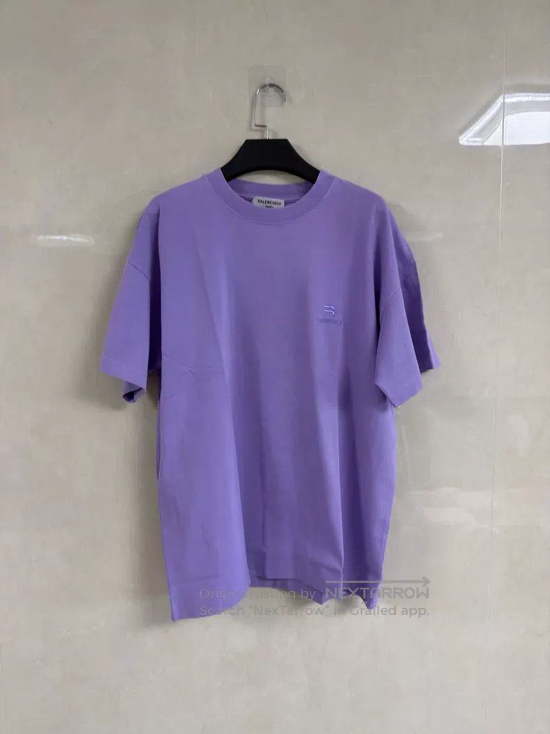 Balenciaga Balenciaga Embroidered double hook letter logo short-sleev Size US L / EU 52-54 / 3 - 1 Thumbnail