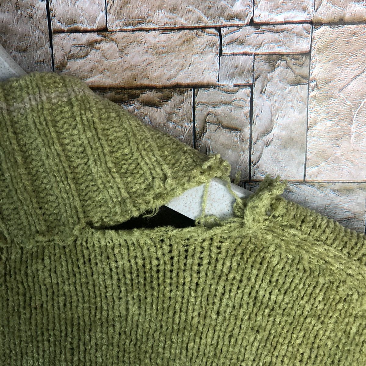 Chaps Chaps Green ripped vintage Sweatshirt #A195 Size US XL / EU 56 / 4 - 14 Thumbnail