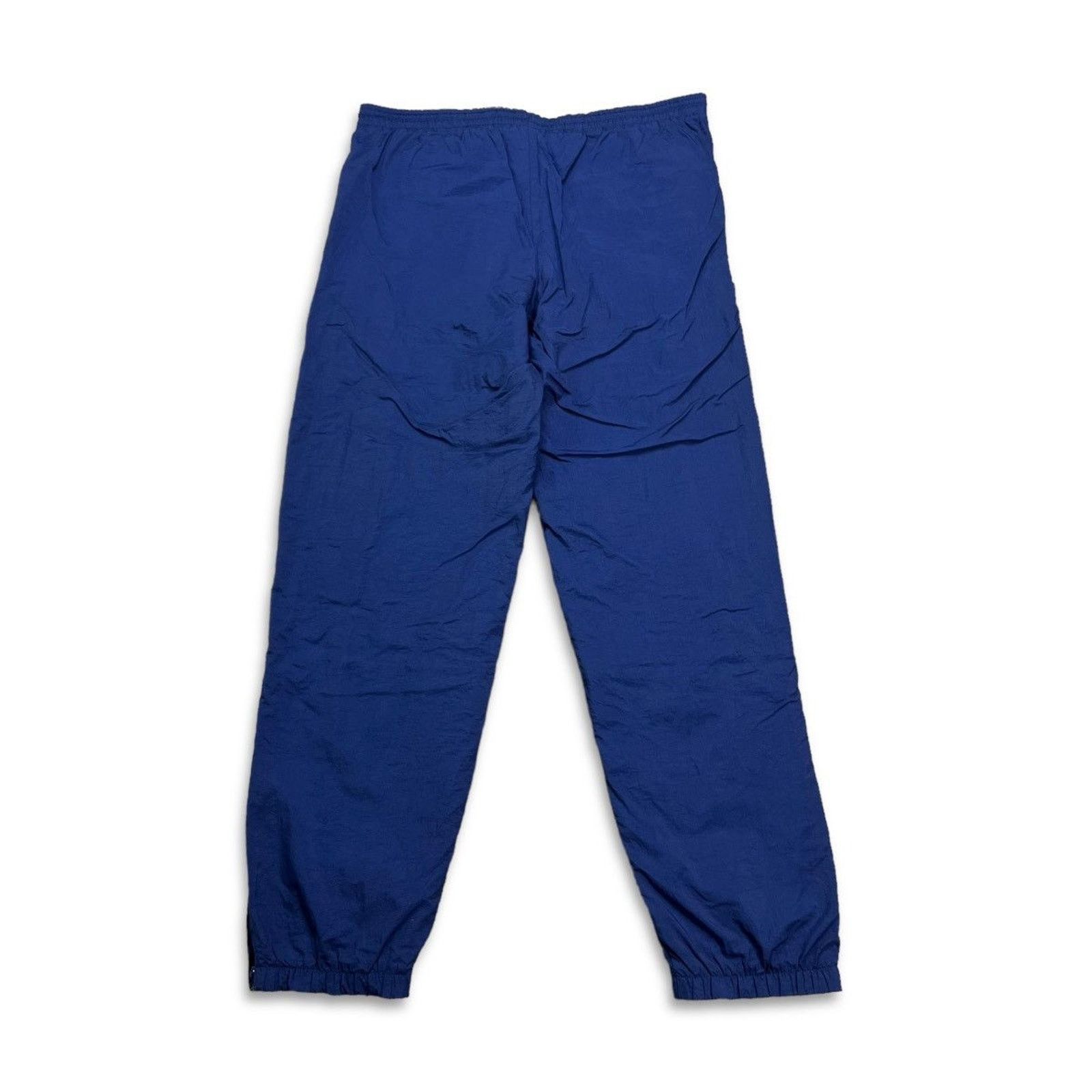 Nike × Vintage Vintage 90s Nike Track Pants M Blue Swoosh Nylon Joggers Size US 37 - 3 Thumbnail