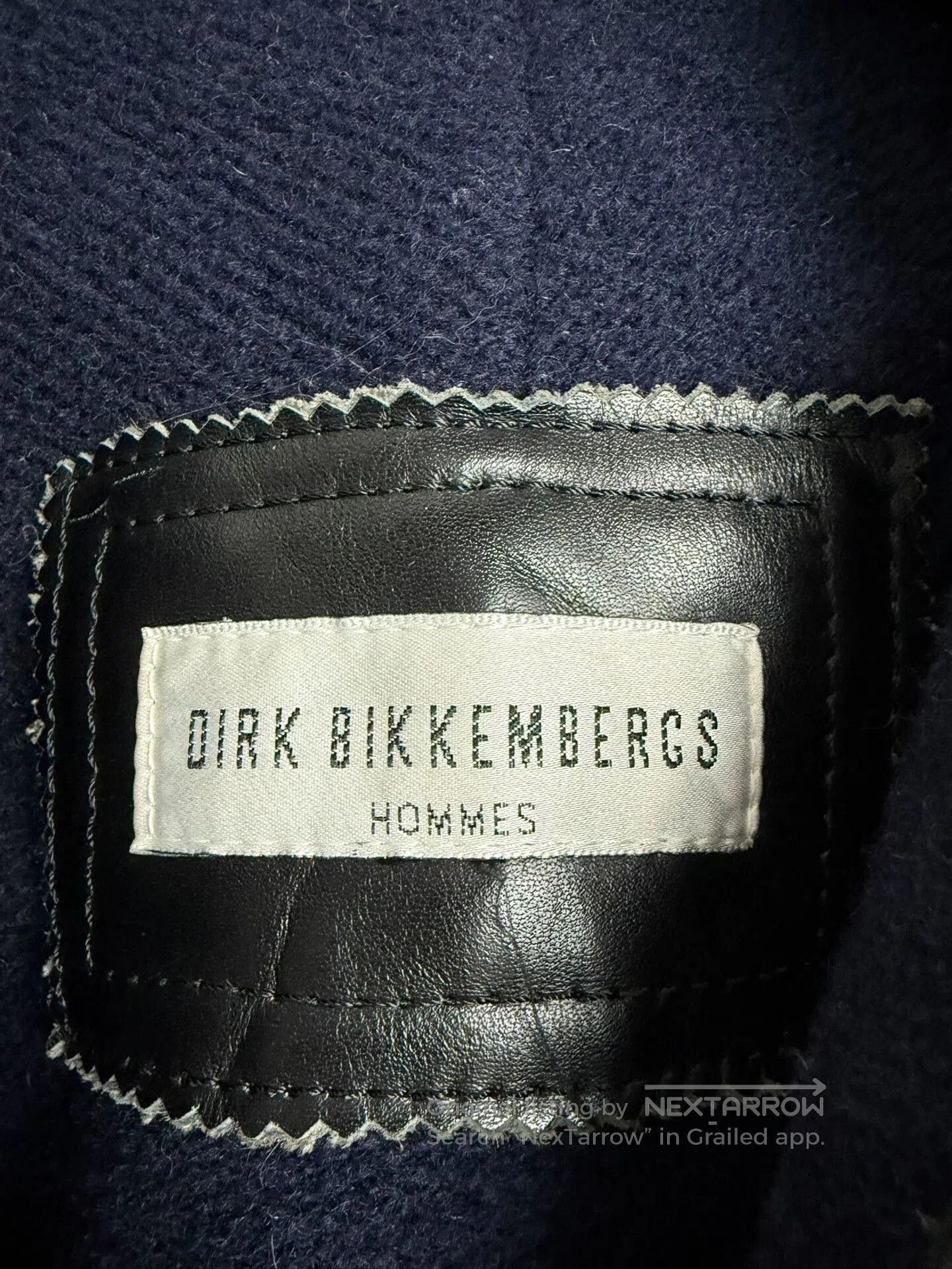 Dirk Bikkembergs black leather zip. Size US XL / EU 56 / 4 - 7 Thumbnail