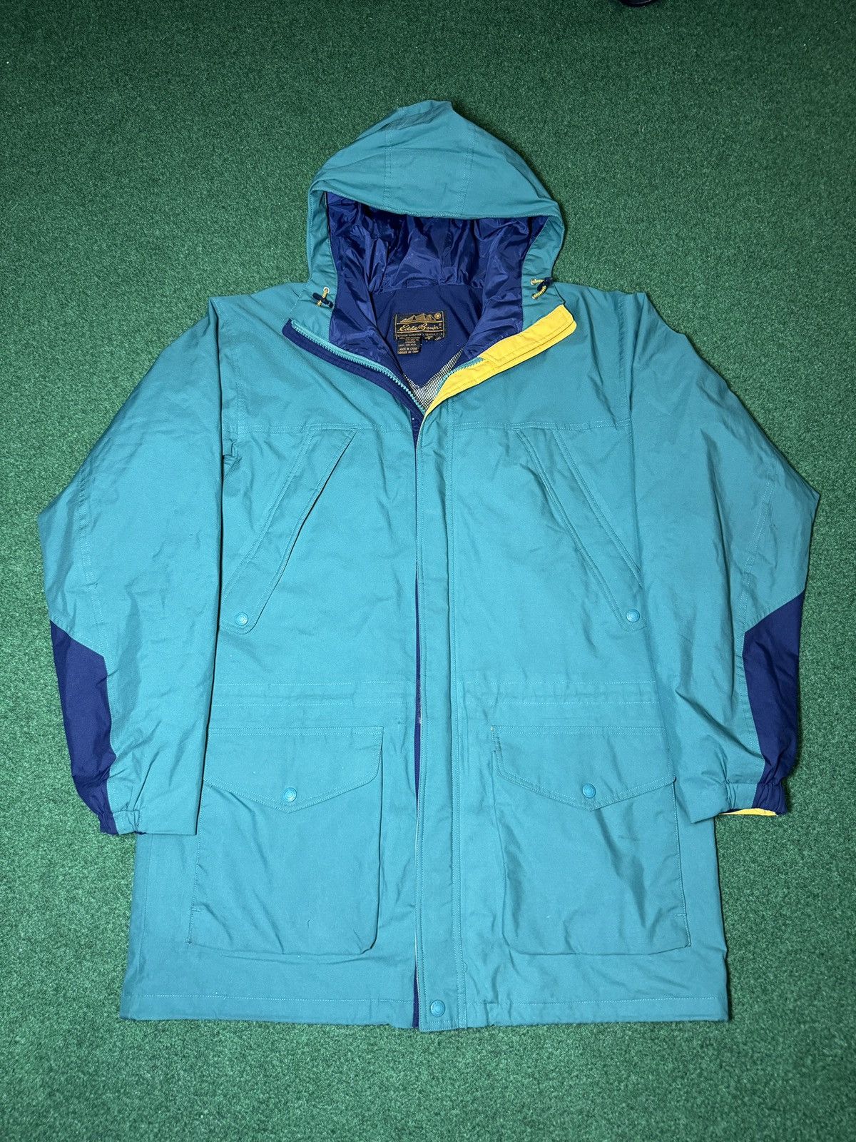 Eddie Bauer Eddie Baur Gore Tex Vintage Blue Men Large Tall 24x34 Jacket Size US XL / EU 56 / 4 - 1 Thumbnail