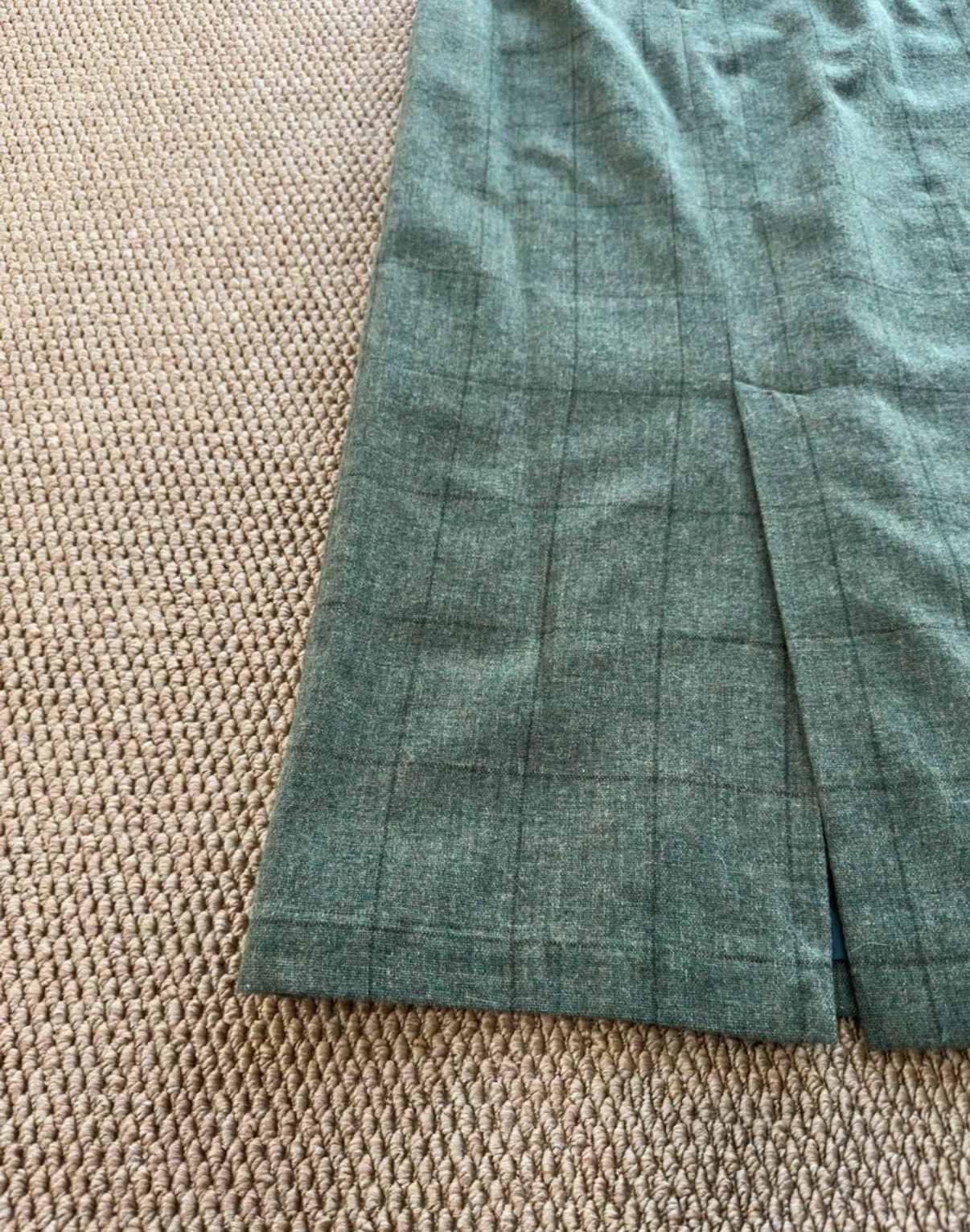 Comme des Garcons COMME des GARÇONS AD1995 Matcha Wool Plaid Skirt K23 Size 26" / US 2 / IT 38 - 2 Thumbnail