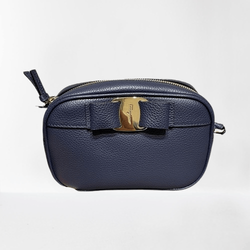 Salvatore Ferragamo o1s1rm0924 Size: OS / Shoulder Bag in Navy Blue Size ONE SIZE - 1 Thumbnail