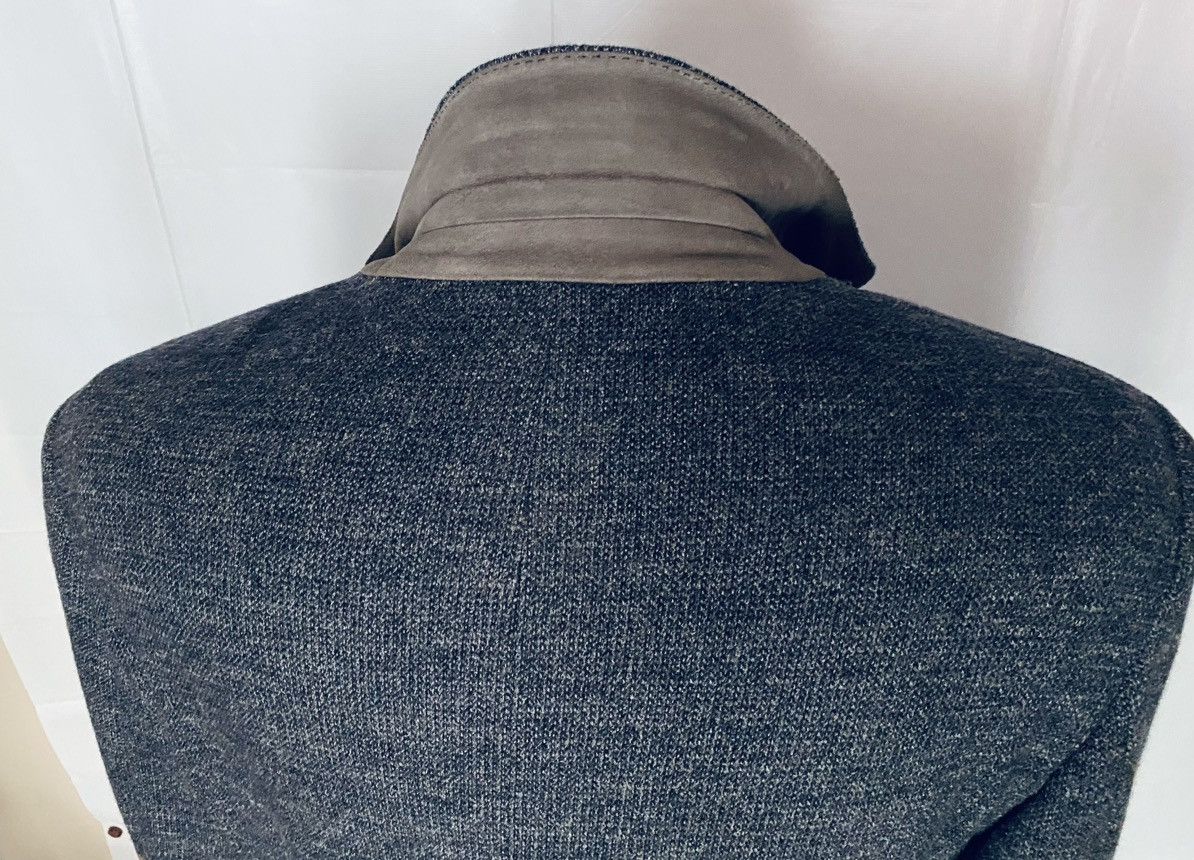 Loro Piana Loro Piana 🇮🇹 Sweater Knit Wool Cashmere Goatskin Trim 56 NEW Size US XL / EU 56 / 4 - 15 Thumbnail