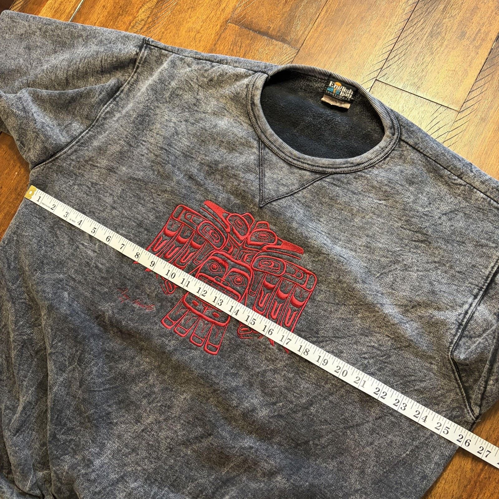 Vintage Vtg English Bay Sweatshirt Men XL Gray Tony Hunt Thunderbird Size US XL / EU 56 / 4 - 9 Thumbnail