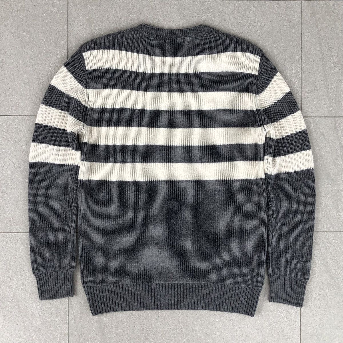 Burberry Burberry Black Label Striped Wool/Acrylic Sweatshirt Size US M / EU 48-50 / 2 - 2 Thumbnail