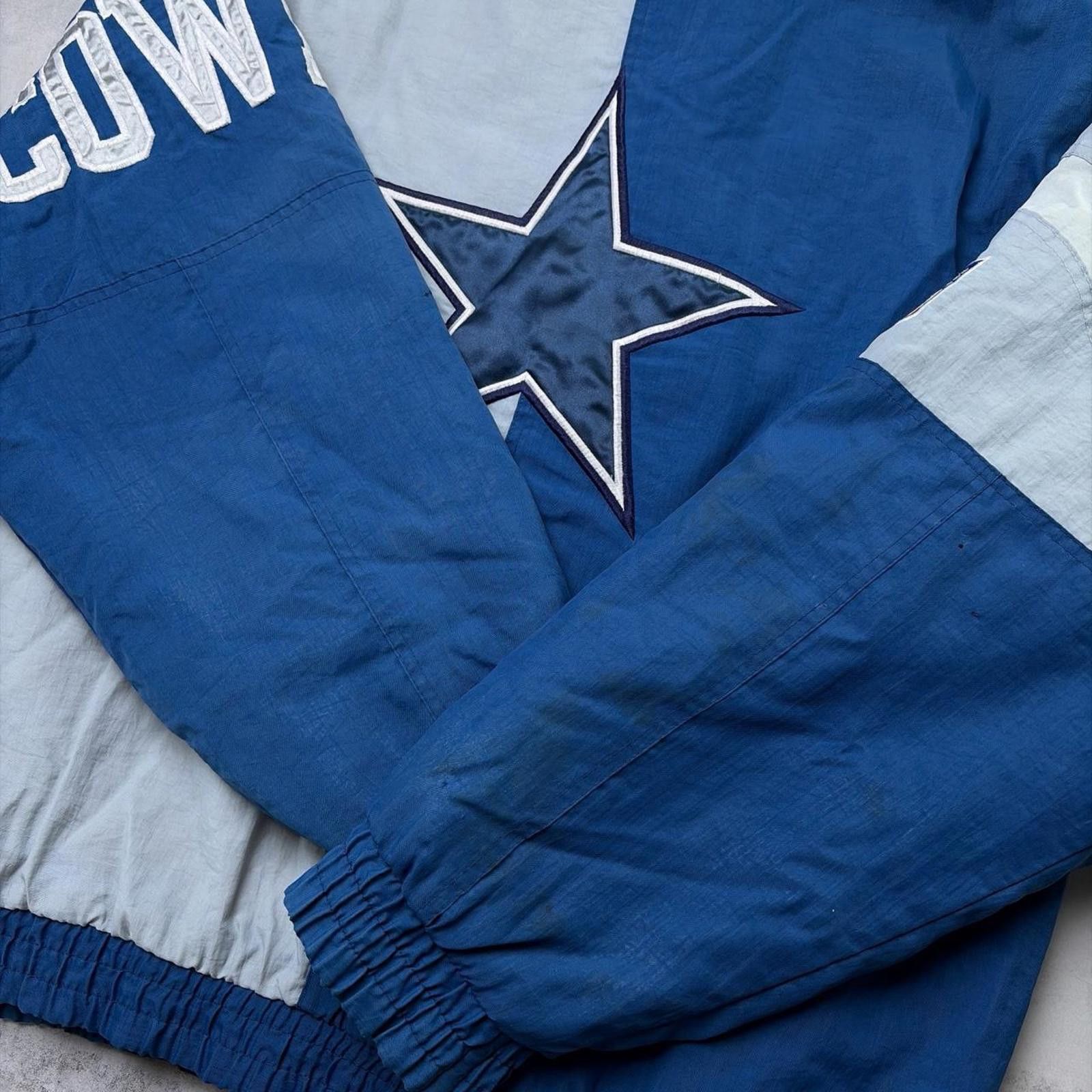 Starter Vintage 90s Starter Dallas Cowboys NFL Logo Puffer Jacket Size US L / EU 52-54 / 3 - 8 Thumbnail