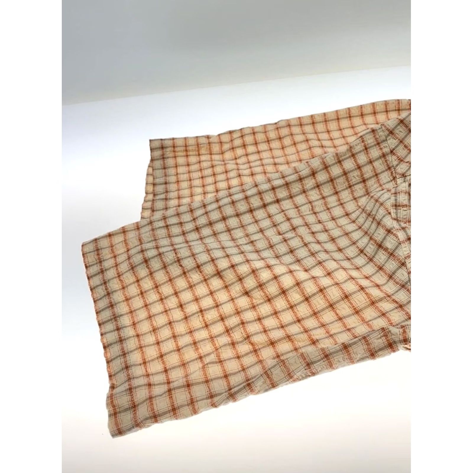 Kapital KAPITAL Men's Western Shirt Orange Short Sleeve Cotton Linen Size L Button-Up Casual Size US L / EU 52-54 / 3 - 4 Thumbnail