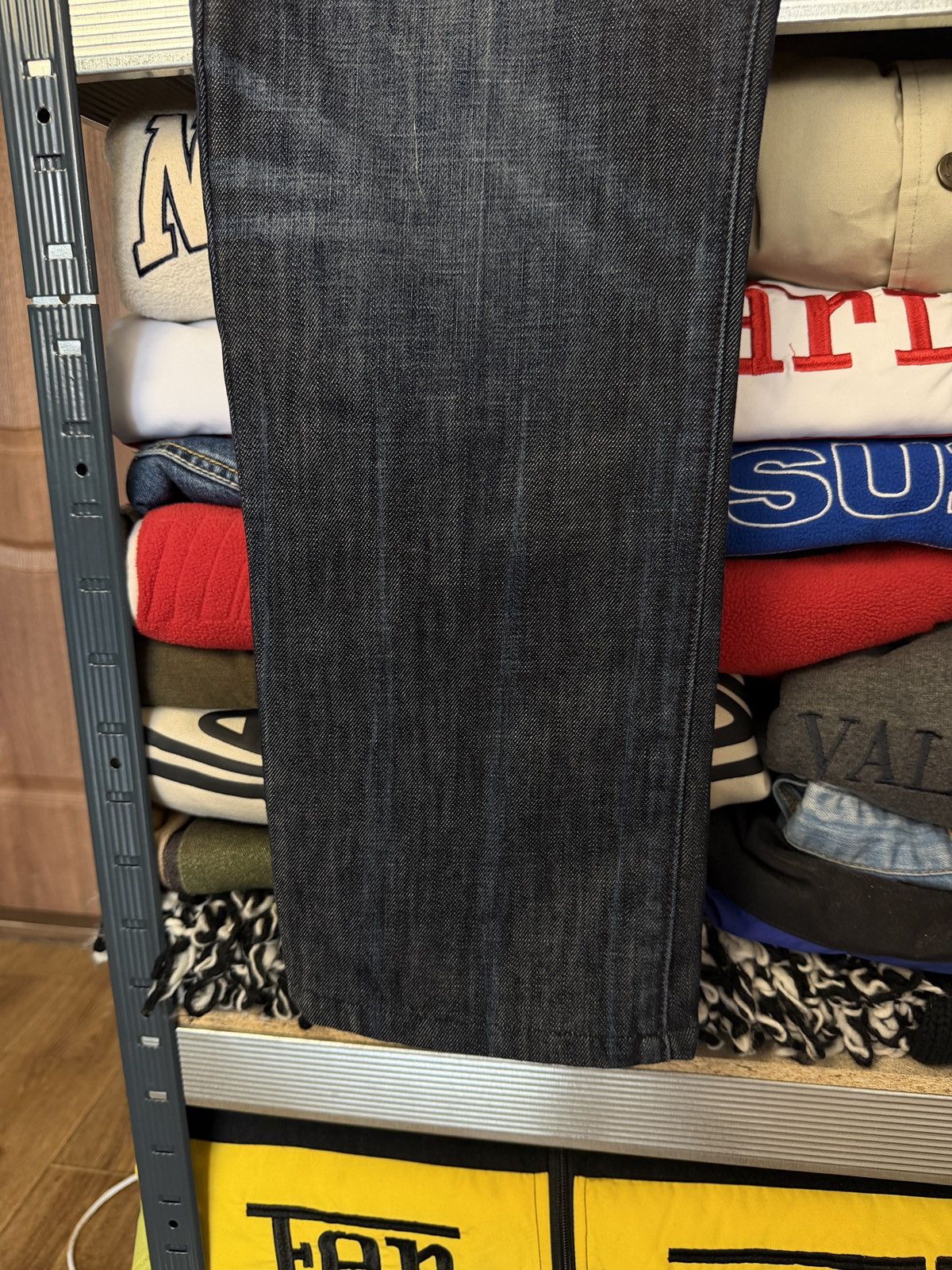 Armani Vintage Armani Jeans Distressed Y2k Fire Jeans Pants Size US 38 / EU 54 - 6 Thumbnail