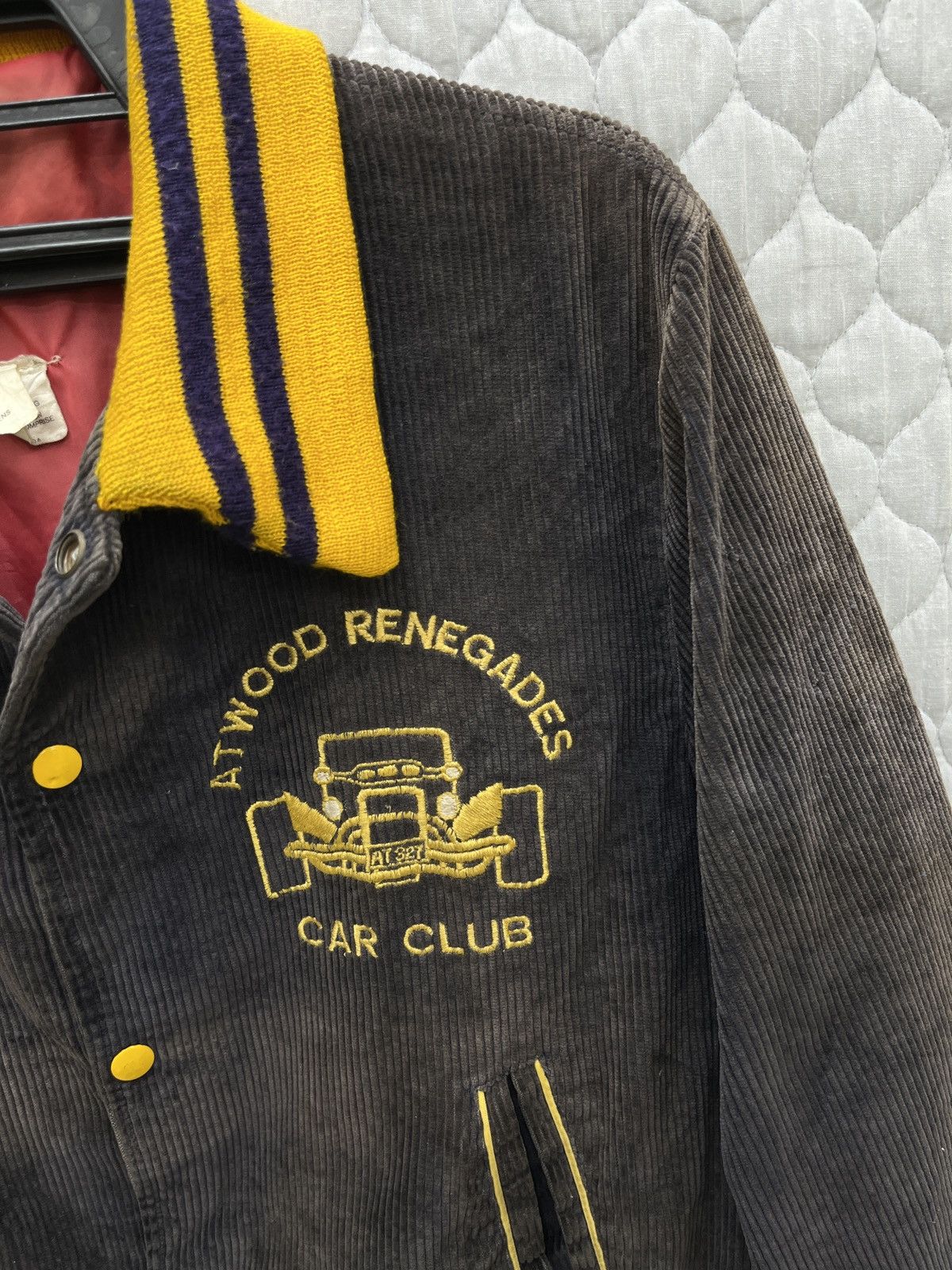 Vintage 🔥🔥🔥STEALS VTG ATWOOD RENEGADES CAR CLUB CORDUROY JACKET Size US S / EU 44-46 / 1 - 4 Thumbnail