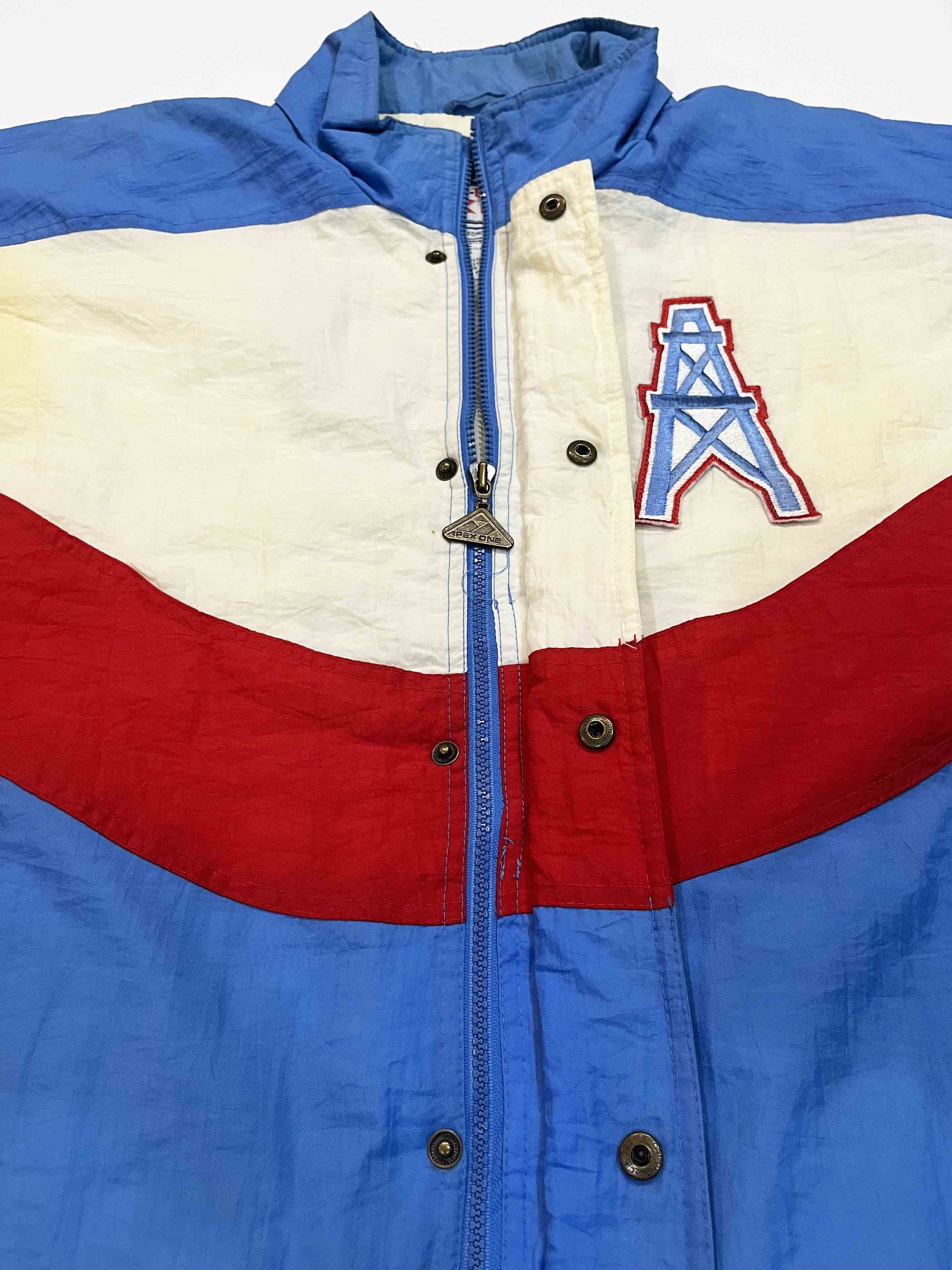 Apex One × NFL × Vintage Vintage Apex One NFL Houston Oilers Football Full Zip Jacket Size US M / EU 48-50 / 2 - 5 Thumbnail