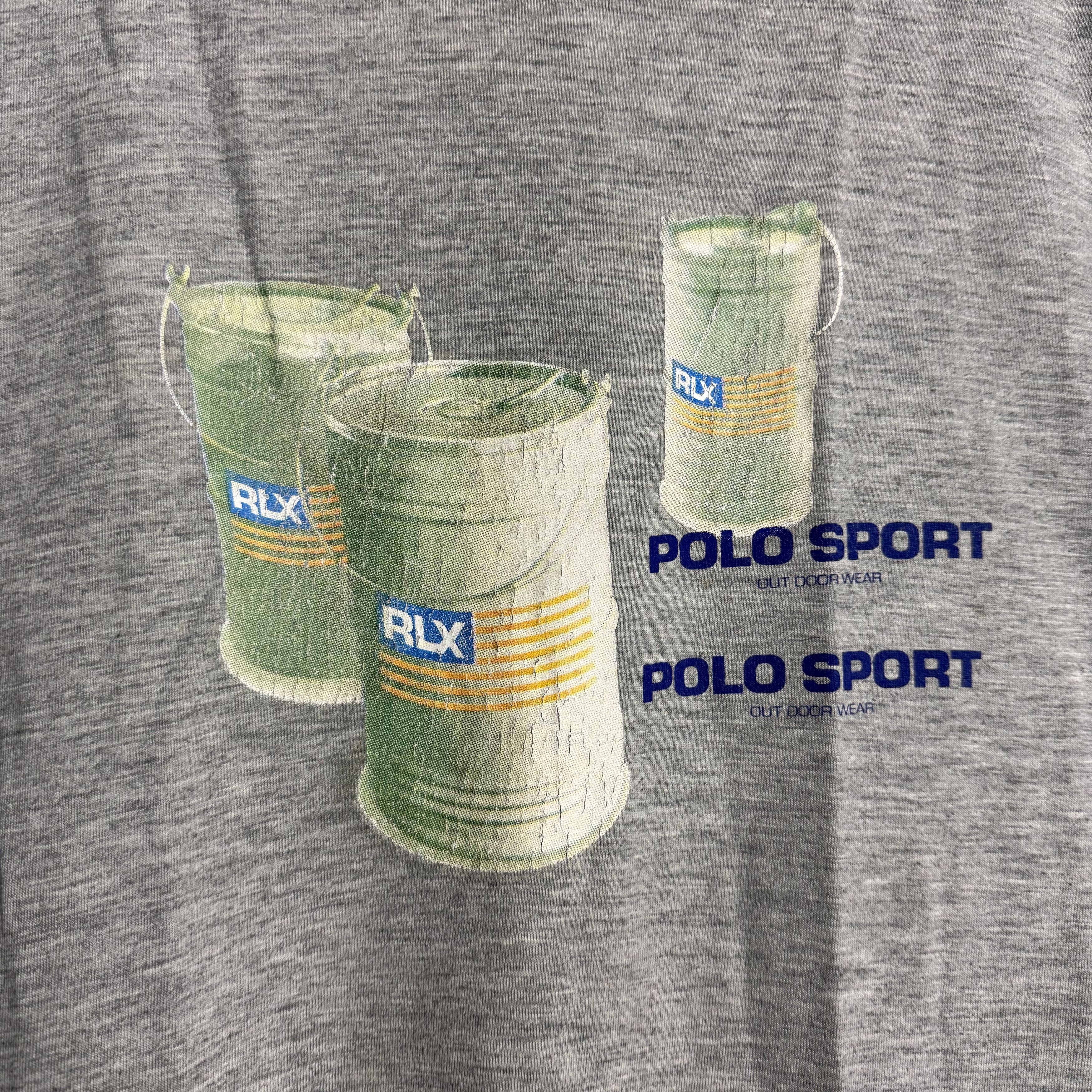 Polo Ralph Lauren 🔥RARE🔥Vintage Polo Sport Ralph Lauren Spell Out T-Shirt Size US M / EU 48-50 / 2 - 2 Thumbnail