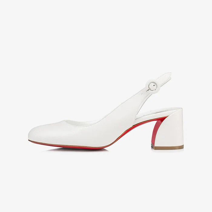 Christian Louboutin o1w1db10725 Mules in White Size US 6 / IT 36 - 3 Thumbnail