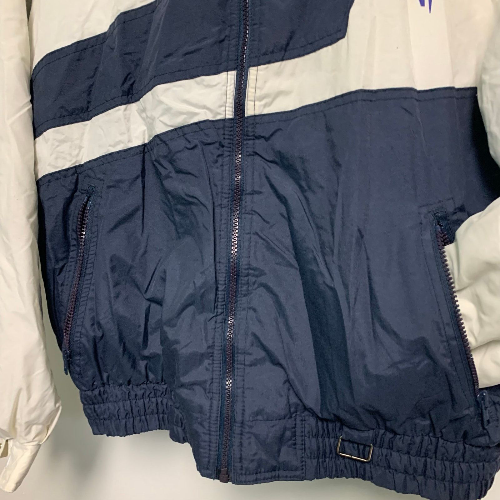 Fieldmaster Fieldmaster Men's Vintage Nylon Blue Zip Up Coat Size Large Size US L / EU 52-54 / 3 - 3 Thumbnail