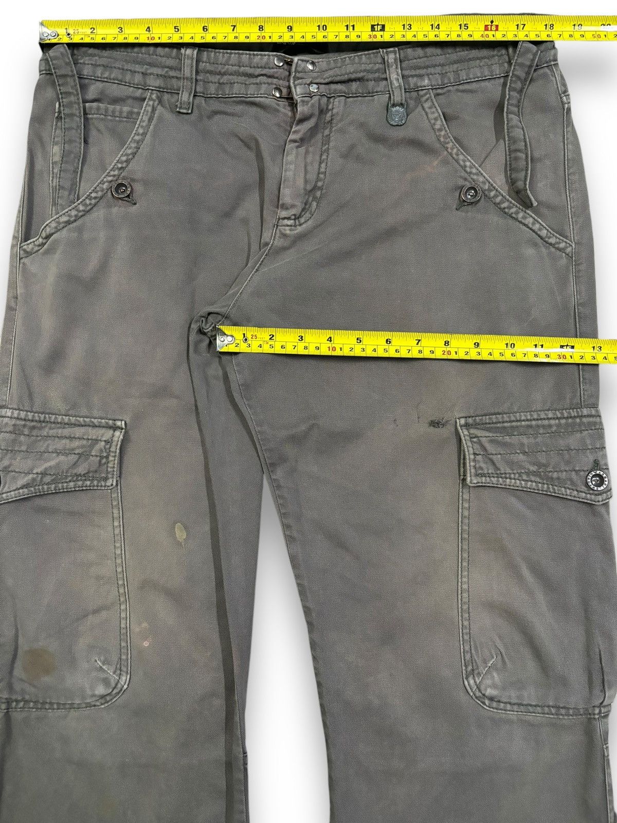 Emporio Armani Vintage Emporio Armani Thrashed Loose Utility Cargo Pants Size US 36 / EU 52 - 18 Thumbnail