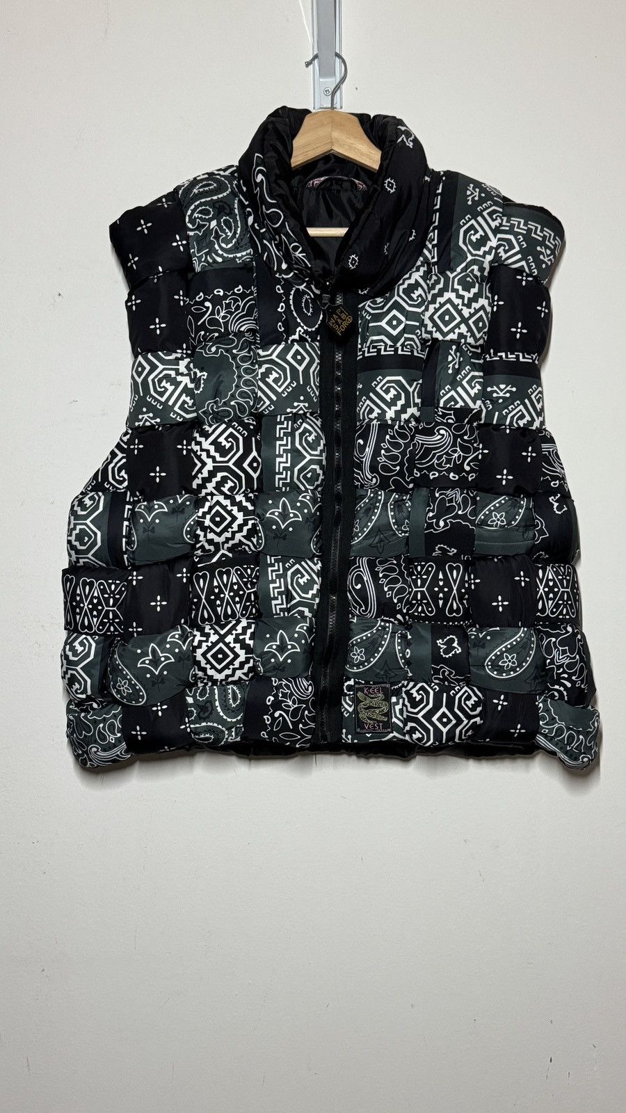 Kapital Black Bandana Keel-Weaving Vest Size US S / EU 44-46 / 1 - 2 Thumbnail