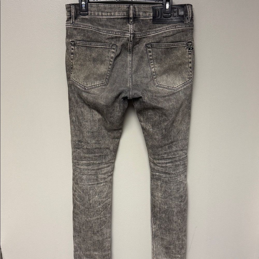 Diesel Diesel D-Strukt Slim Grey Acid Wash Stretch Jeans W30 L32 Size US 30 / EU 46 - 5 Thumbnail