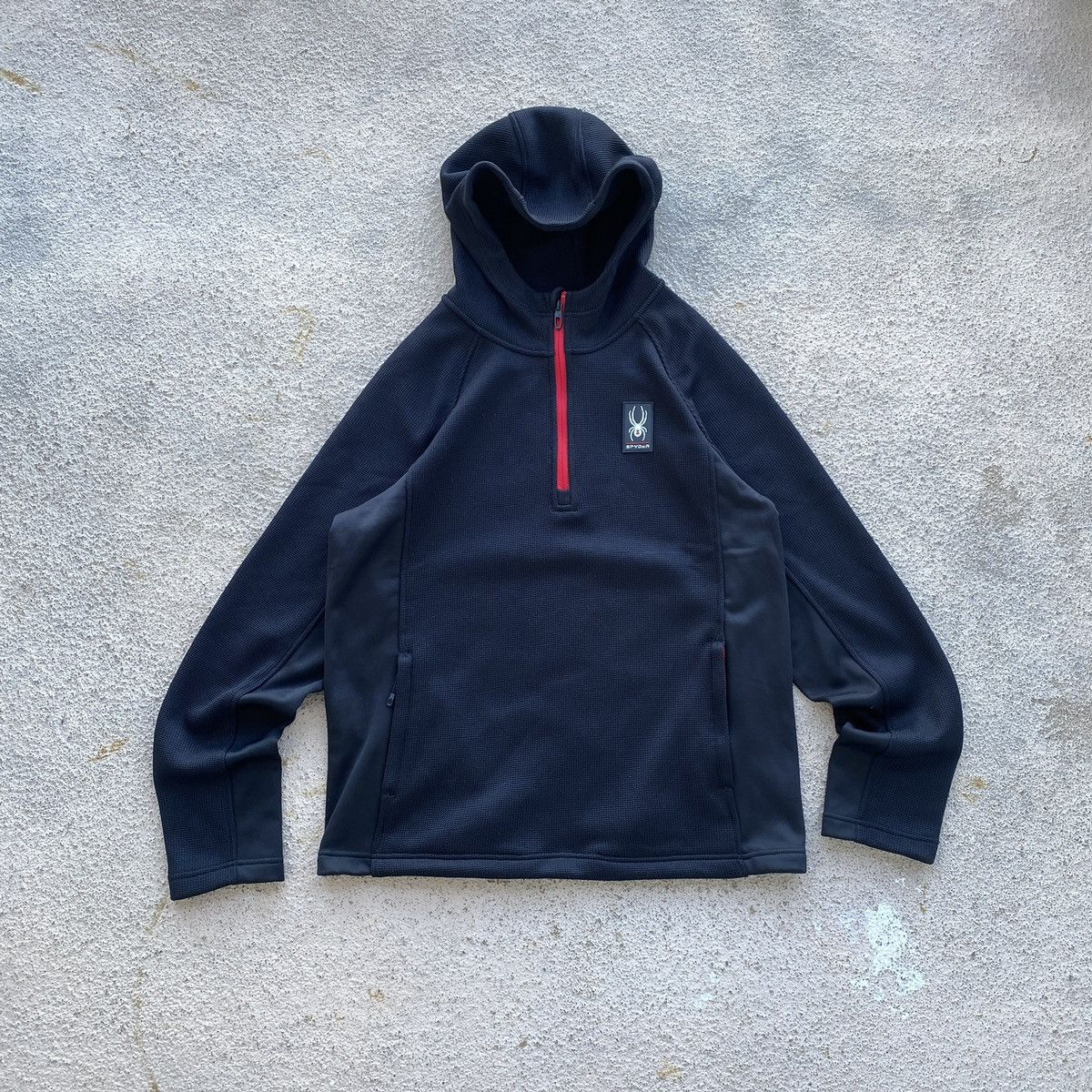 Outdoor Life × Spyder × Vintage 00s Spyder Fleece Hoodie Half Zip 