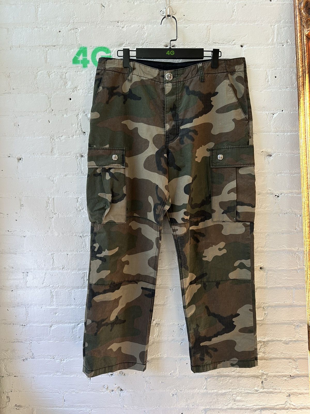 Chrome Hearts CHROME HEARTS ARMY CAMO PATCHED CARGOS Size US 36 / EU 52 - 1 Thumbnail