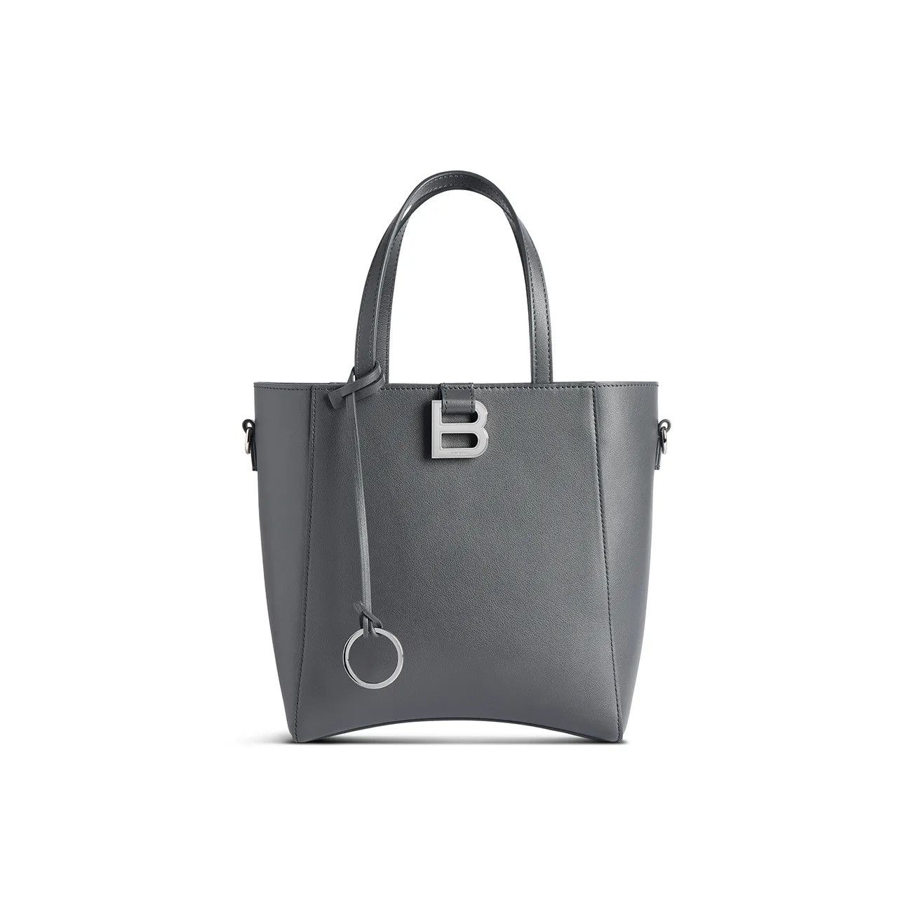 Balenciaga o1in1g0326 Size: OS / Hourglass Soft Small Tote Bag in Grey Size ONE SIZE - 1 Preview